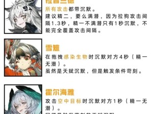 明日方舟阿干员究竟有多强？全方位使用指南带你深入评测