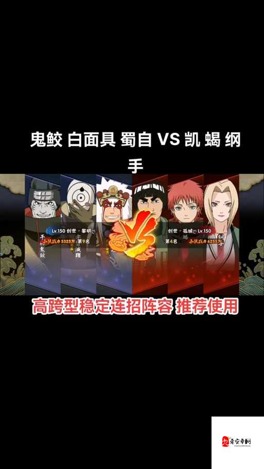 火影忍者手游积分赛最强阵容搭配介绍