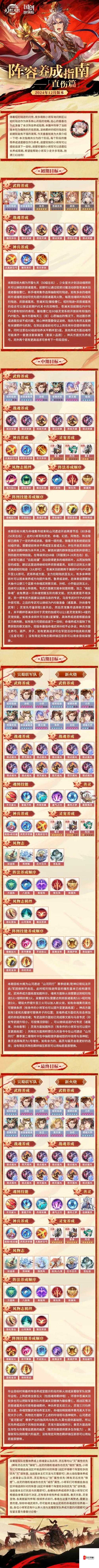 三国志幻想大陆，揭秘最强阵容的奥秘