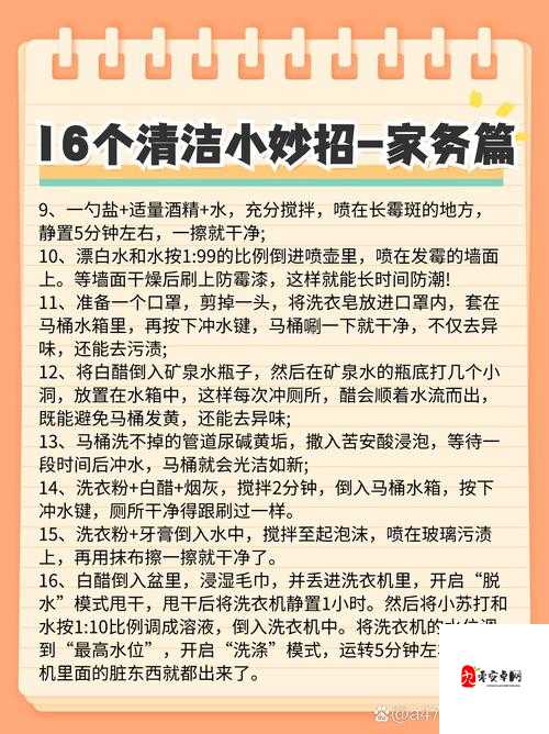 家居焕新颜,解锁家庭卫生打扫的高效秘籍
