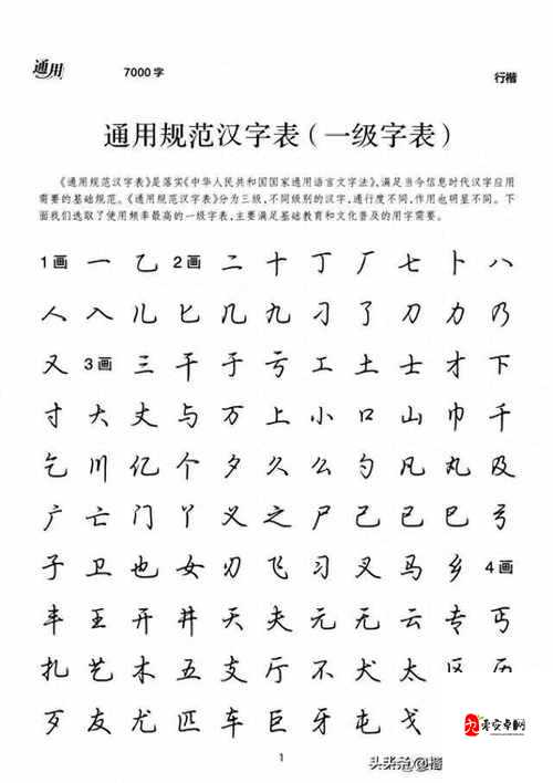 2019 中文字需大全规范:汉字的规范使用与发展